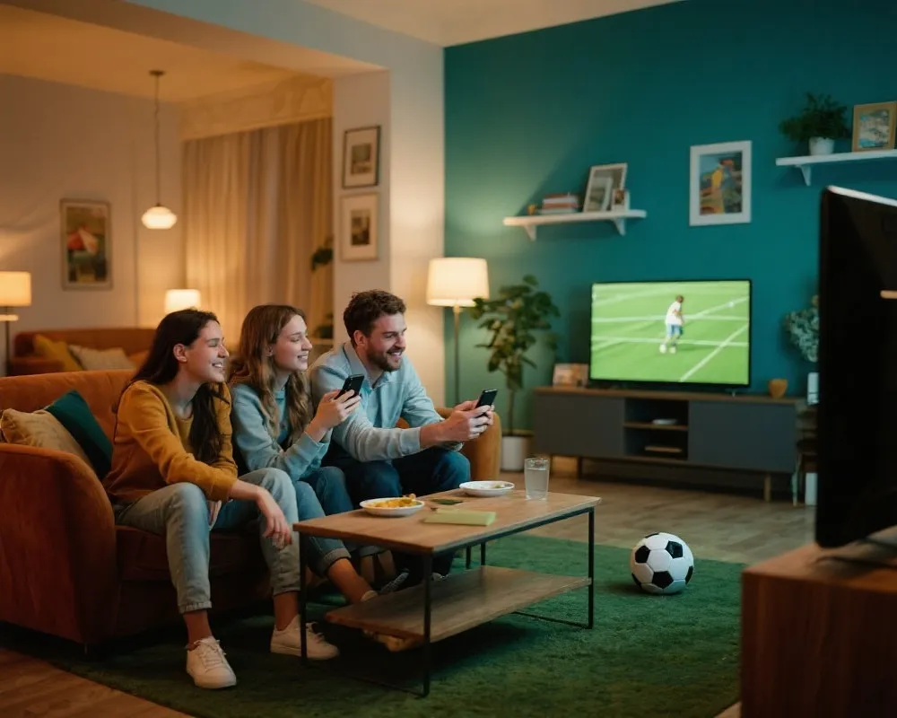 球迷互动与讨论示意图