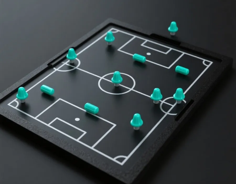 战术讨论配图示意